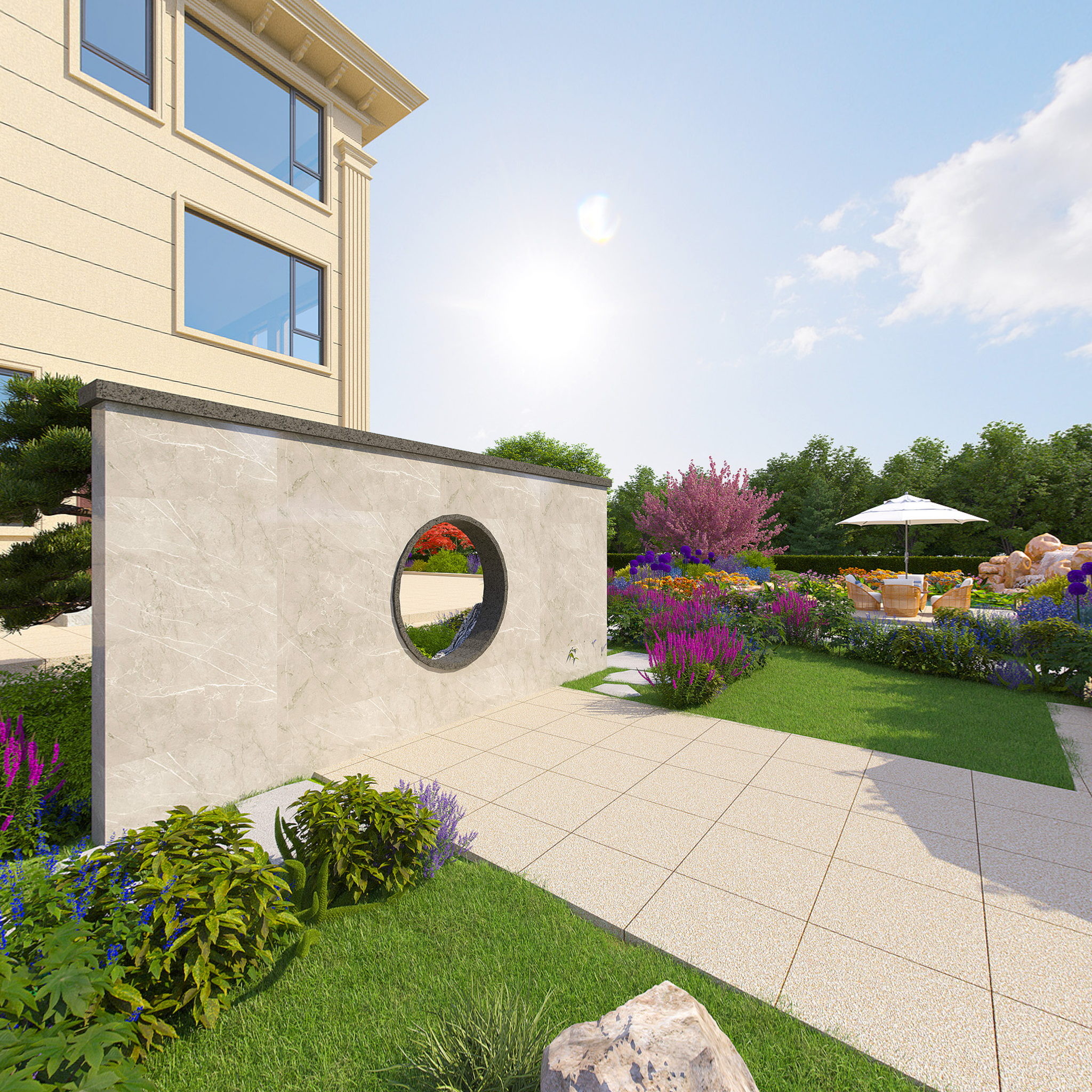 Villa Garden Panorama
